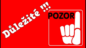 Pozor důležité